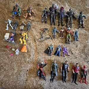 Lot‎ Miscellaneous Action Figure Fortnite DC Marvel Ninja Turtle Chap Mei Mattel